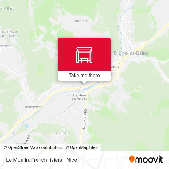 Le Moulin map