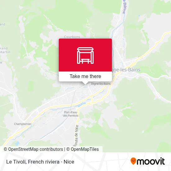 Le Tivoli map