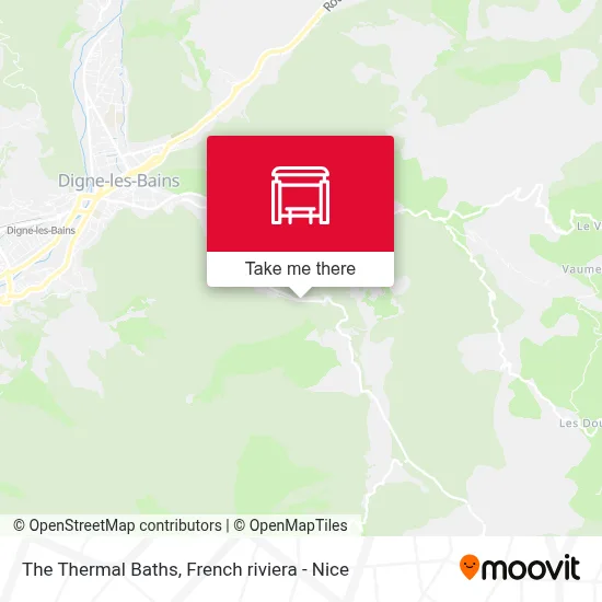 Les Thermes map