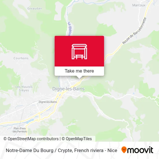 Notre-Dame Du Bourg / Crypte map