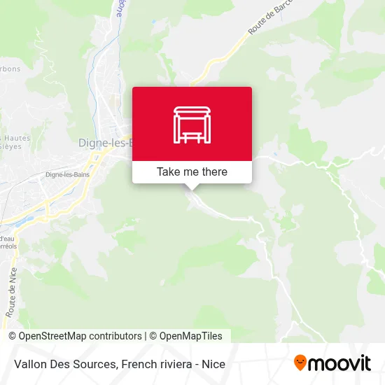 Vallon Des Sources map