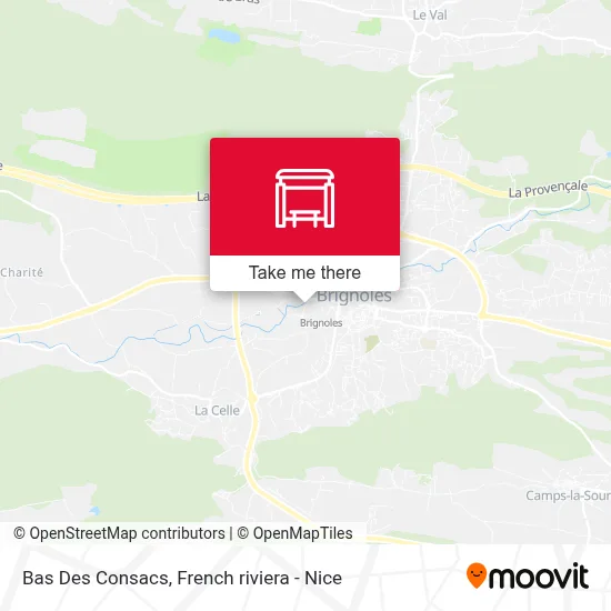 Bas Des Consacs map