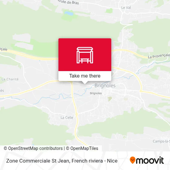 Zone Commerciale St Jean map