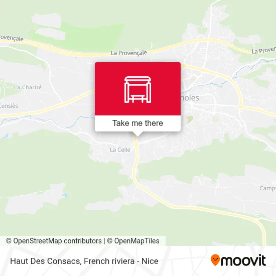 Haut Des Consacs map