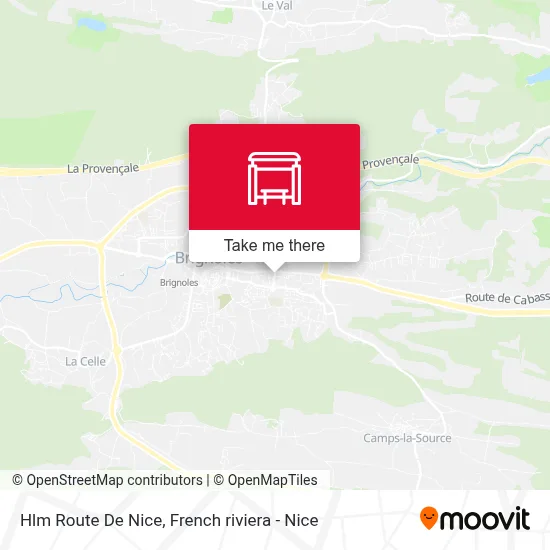 Hlm Route De Nice map