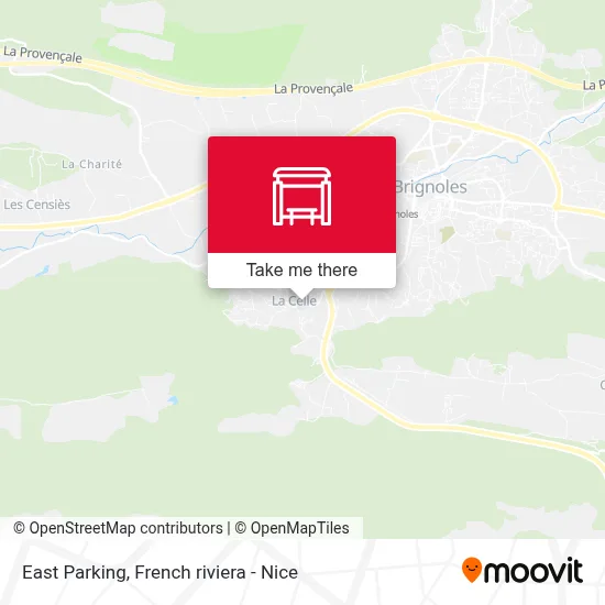 Parking Est map