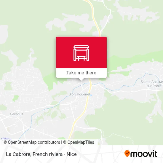 La Cabrore map