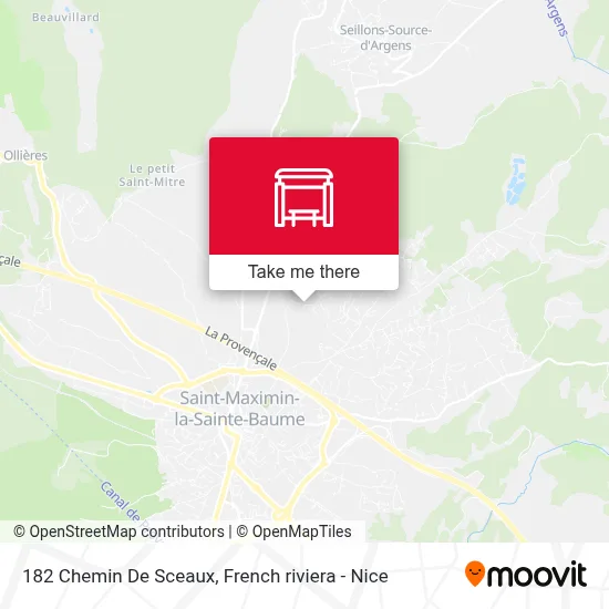 182 Chemin De Sceaux map