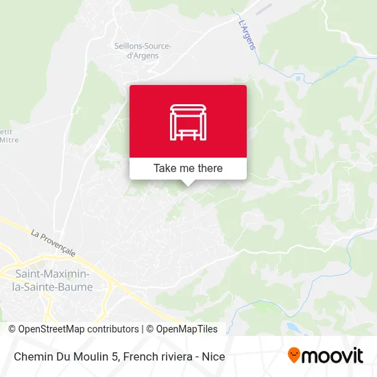 Chemin Du Moulin 5 map