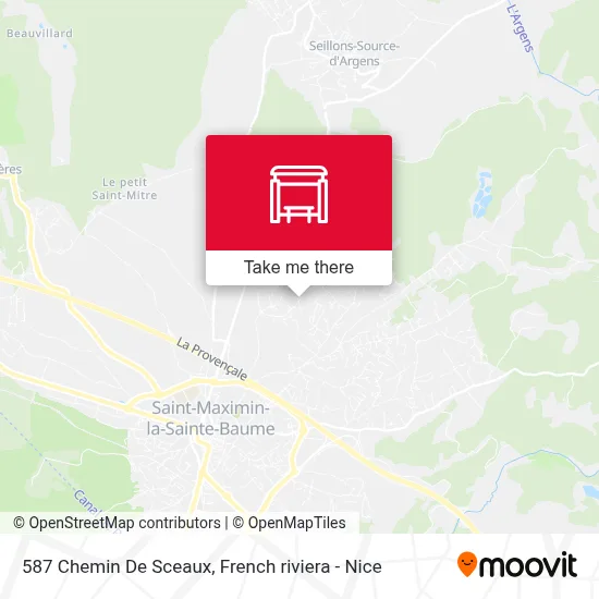 587 Chemin De Sceaux map