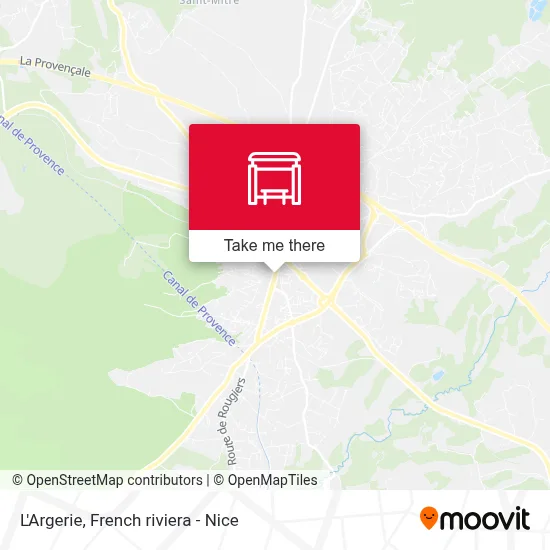 L'Argerie map