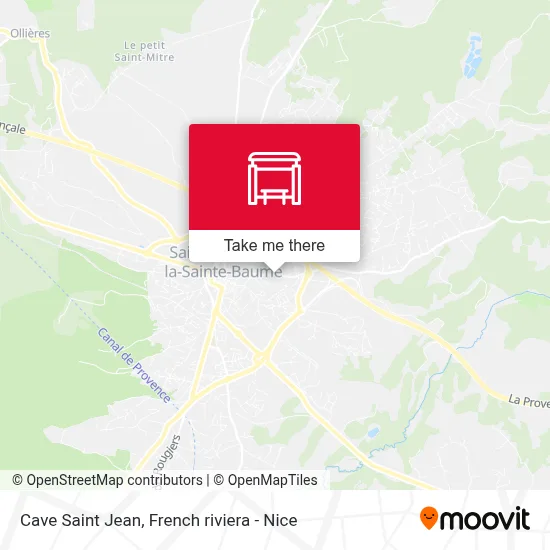Cave Saint Jean map