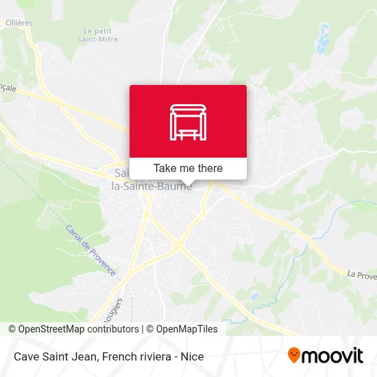 Cave Saint Jean map