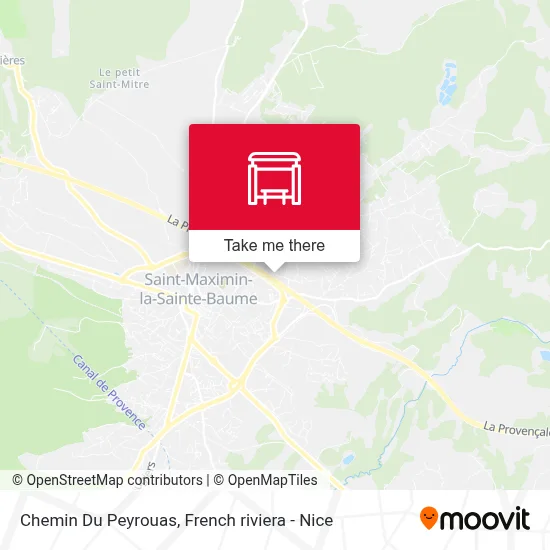 Chemin Du Peyrouas map