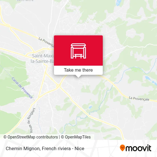 Mapa Chemin Mignon