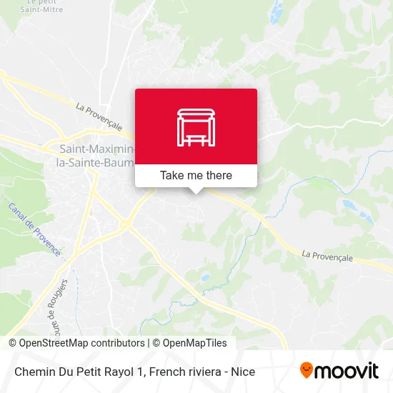 Chemin Du Petit Rayol 1 map