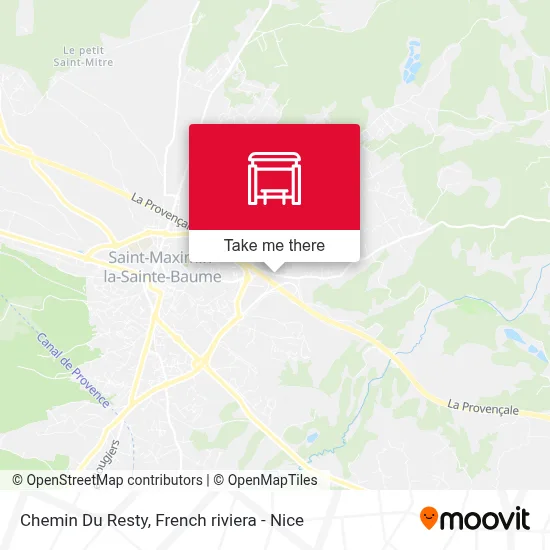 Chemin Du Resty map