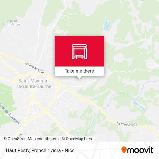 Haut Resty map