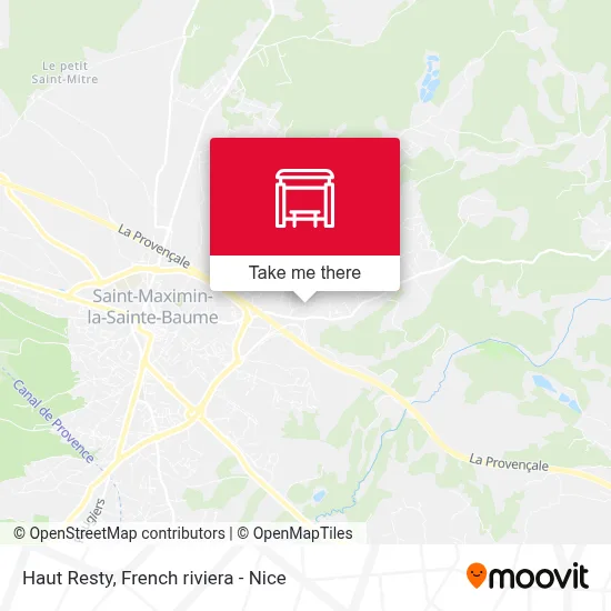 Haut Resty map