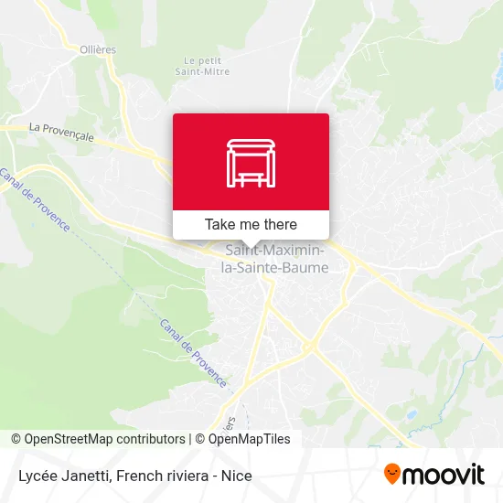 Lycée Janetti map