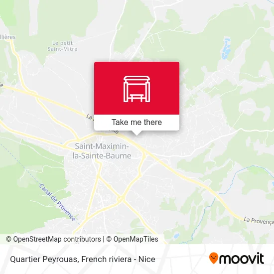 Quartier Peyrouas map