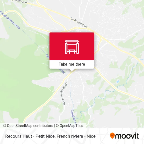 Recours Haut - Petit Nice map