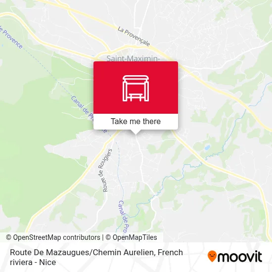 Route De Mazaugues / Chemin Aurelien map