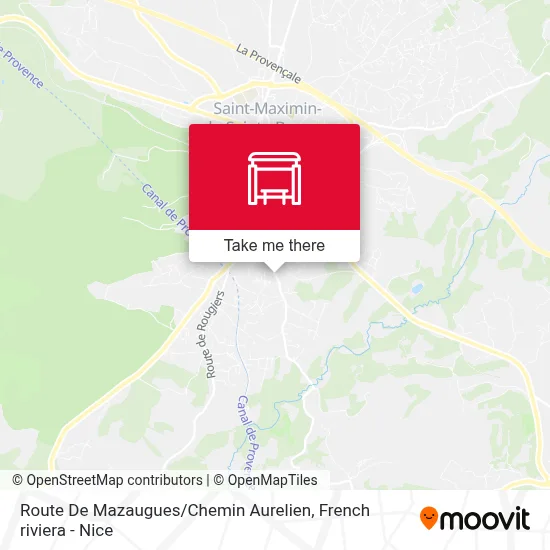 Route De Mazaugues / Chemin Aurelien map