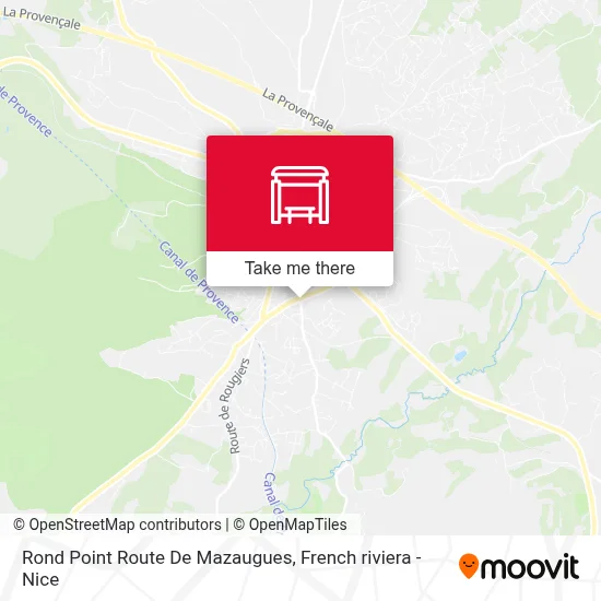 Rond Point Route De Mazaugues map