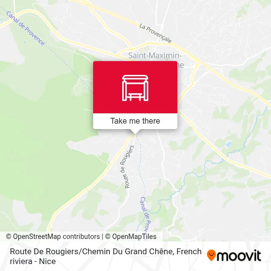 Route De Rougiers / Chemin Du Grand Chêne map