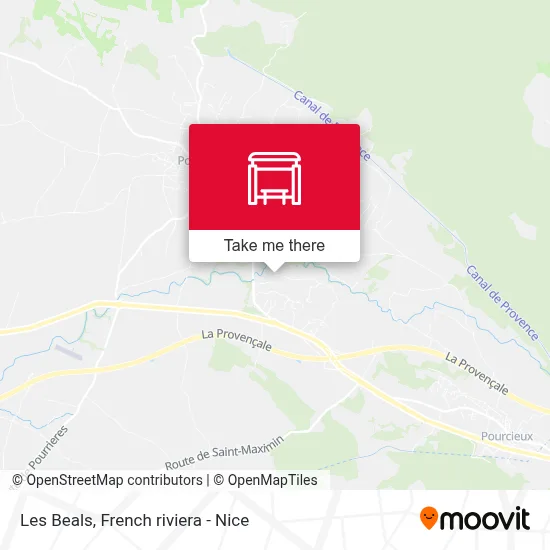 Les Beals map