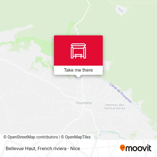 Bellevue Haut map