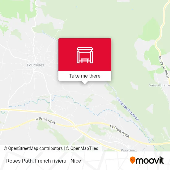 Chemin Des Roses map