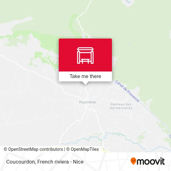 Coucourdon map