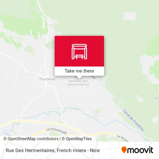 Rue Des Hermentaires map