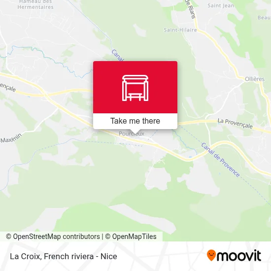 La Croix map