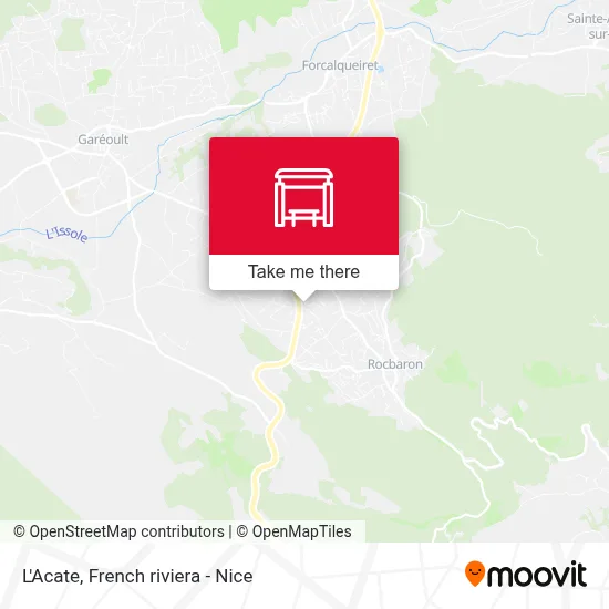 L'Acate map
