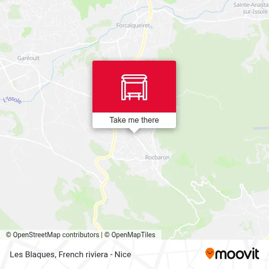 Les Blaques map
