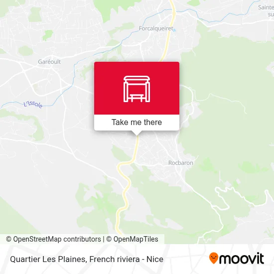 Quartier Les Plaines map