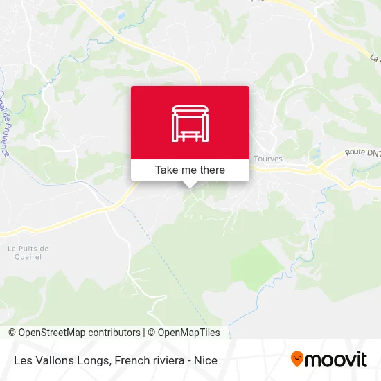 Les Vallons Longs map