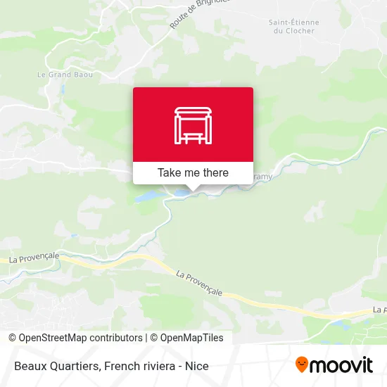 Beaux Quartiers map