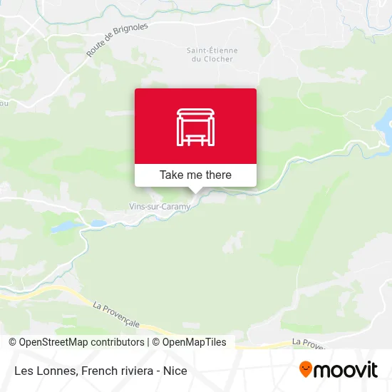 Les Lonnes map