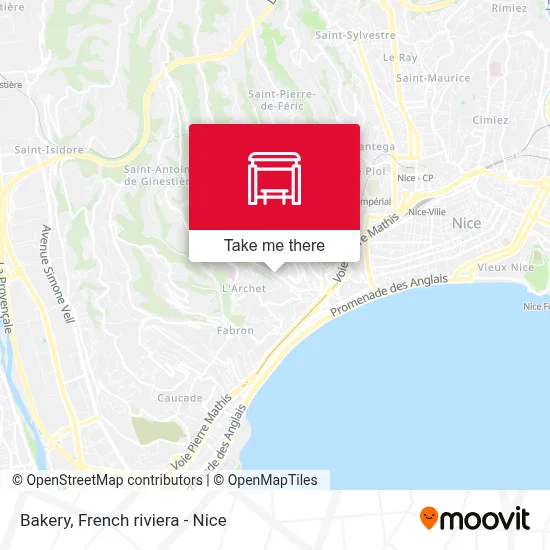 Boulangerie map