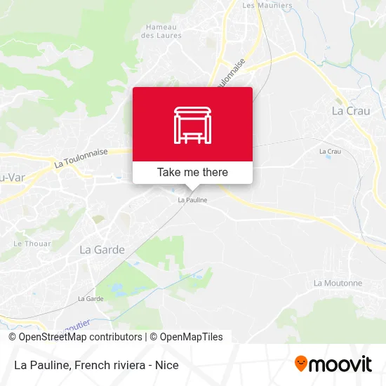 La Pauline map