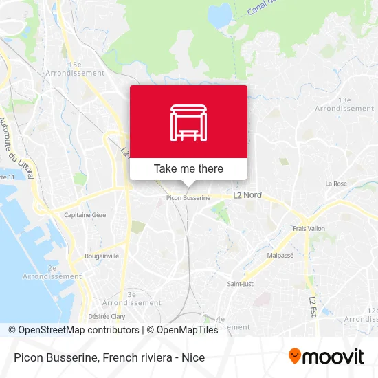 Picon Busserine map