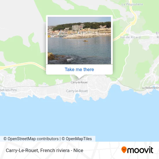 Carry-Le-Rouet map