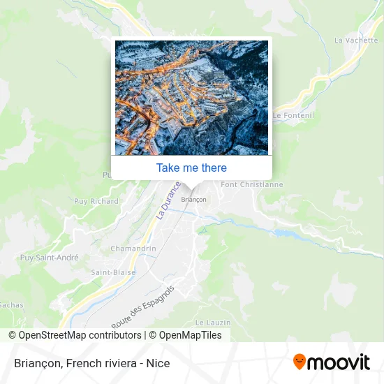 Briançon map