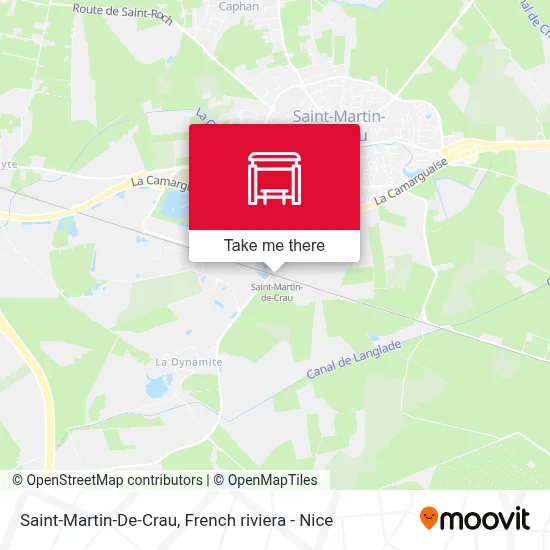 Saint-Martin-De-Crau map