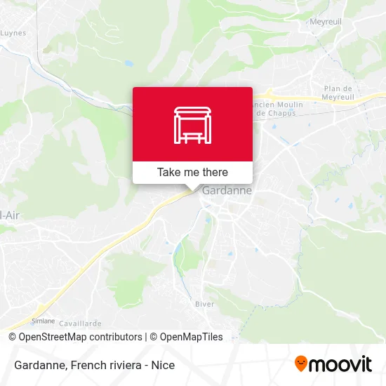 Gardanne map