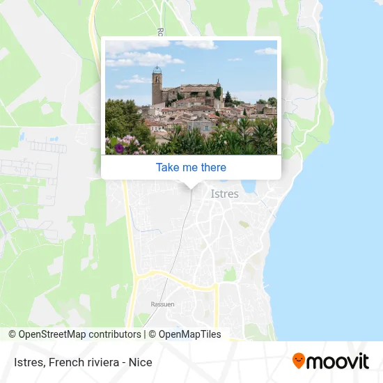 Istres map